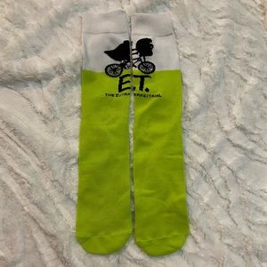 Vintage Style E.T. Extra-Terrestrial Socks NWOT